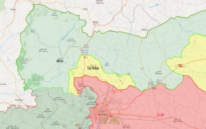 YPG Afrin'e saldırmaya kalktı