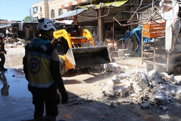 Esad güçleri pazar yerini bombaladı