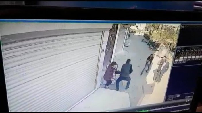 Karı kocayı silahla vuran saldırgan güvenlik kamerasında