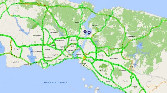23 Nisan'da İstanbul trafiği