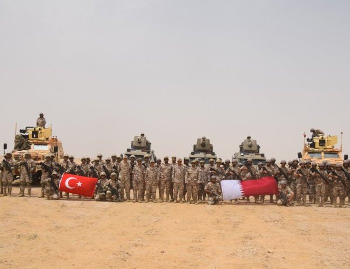 Türkiye ve Katar ortak tatbikat yaptı