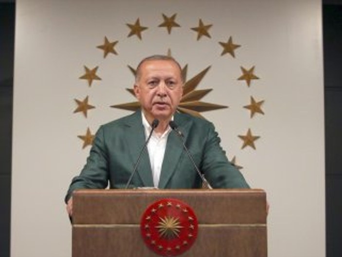 Erdoğan Beştepe'de 1 Mayıs programı düzenledi