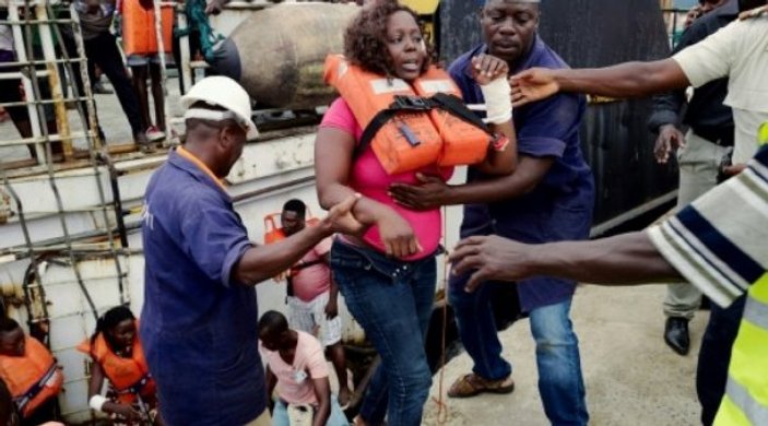 Sao Tome ve Principe'de gemi battı