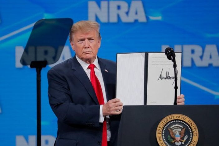 Trump: BM Silah Ticareti Anlaşması'ndan çekiliyoruz