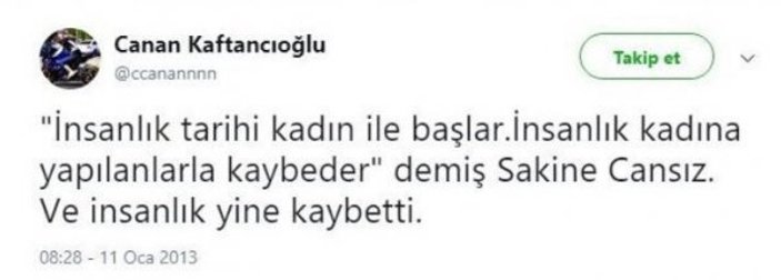 Canan Kaftancıoğlu'na Sakine Cansız tweet'i soruldu