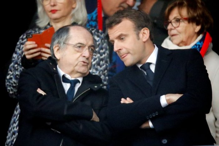Rennes teknik direktörü Macron'un elini sıkmadı