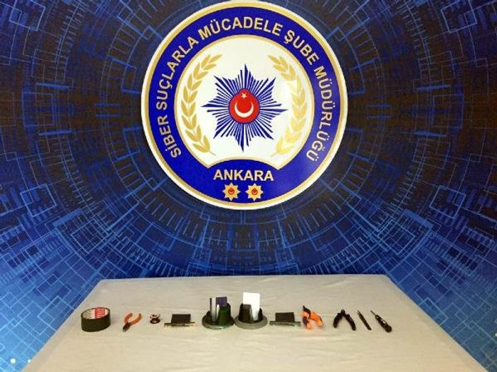 Ankara'da ATM dolandırıcıları suçüstü yakalandı