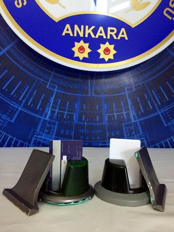 Ankara'da ATM dolandırıcıları suçüstü yakalandı