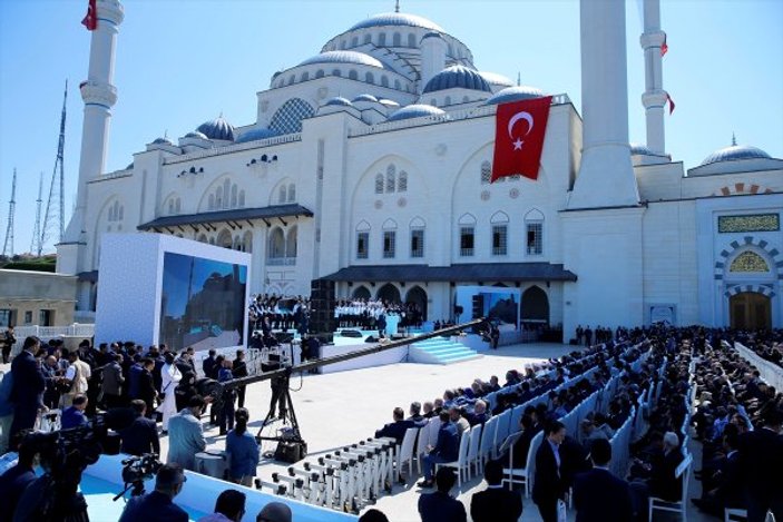 Büyük Çamlıca Camii resmi açılış töreni