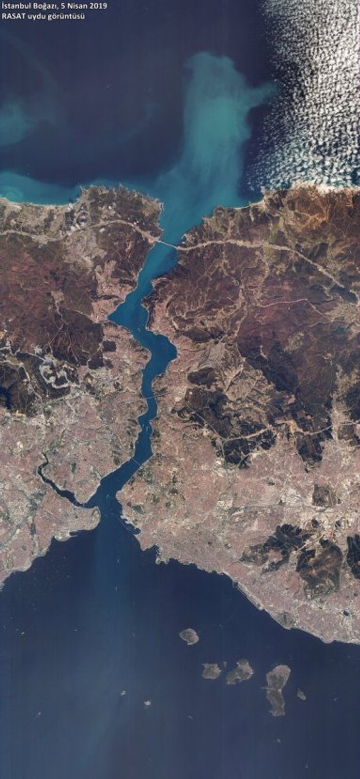 Uzaydan görüntülenen İstanbul'un beton ormanları