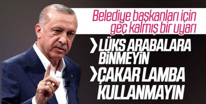 Erdoğan'dan AK Parti teşkilatına İstanbul uyarısı