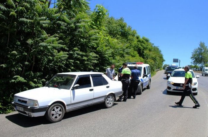 Antalya'da alkollü sürücü polise takıldı