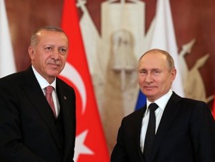 Cumhurbaşkanı Erdoğan Putin ile Suriye'yi görüştü