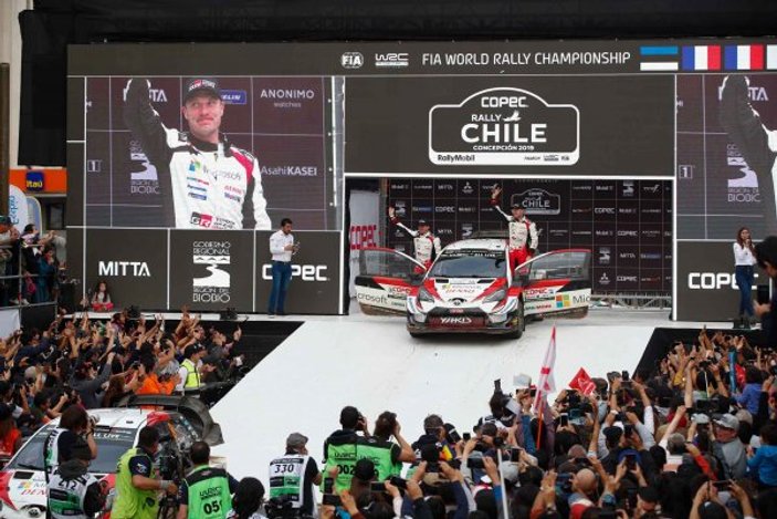 WRC Şili Rallisi'nde Toyota birinci