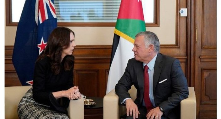 Ürdün Kralı, Yeni Zelanda Başbakanı Ardern ile görüştü
