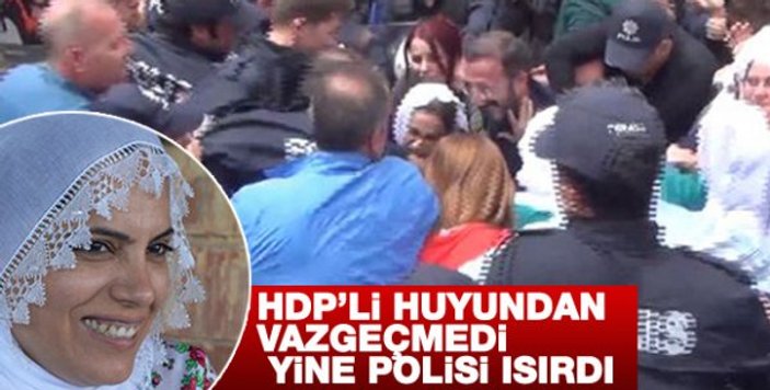 Polisten HDP'li vekile ayar