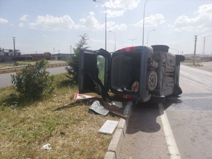 Pazarcık'ta kaza: 1 ölü, 3 yaralı