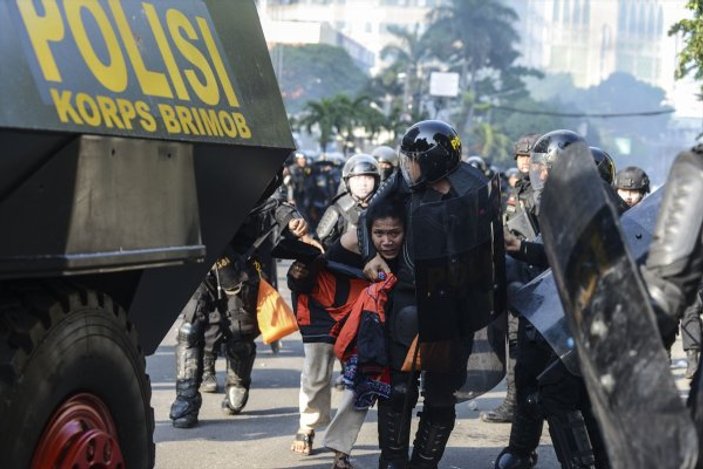 Endonezya'da eylemciler seçim sonucuna itiraz etti