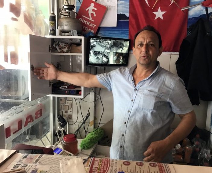 Antalya'da dün cezaevinden çıkan hırsız bugün 11 iş yeri soydu