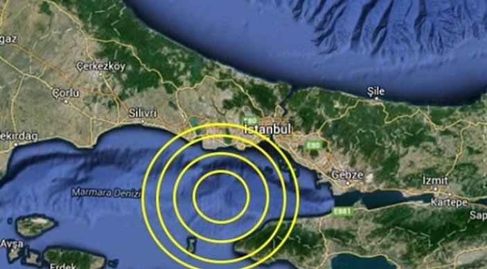 Marmara Denizi'nde 4.5 büyüklüğünde deprem