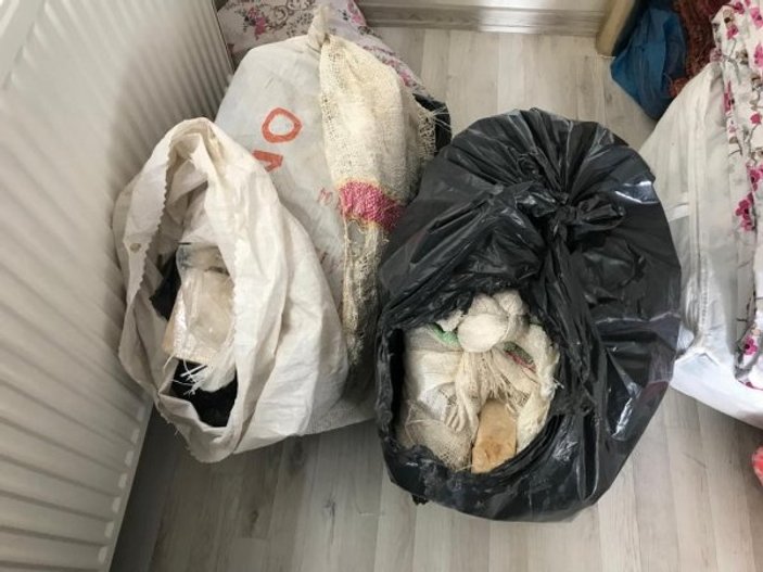 Van'da yorganlara gizlenmiş 81 kilo eroin bulundu