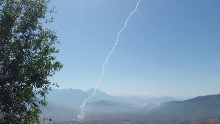 Derecik'teki PKK hedefleri vuruluyor