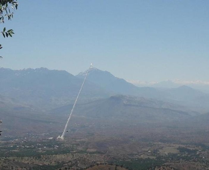 Derecik'teki PKK hedefleri vuruluyor