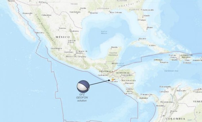 El Salvador'da 6.6 şiddetinde deprem