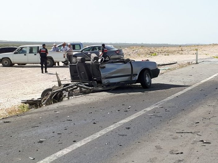Aksaray'da LGS yolunda kaza: 4 yaralı