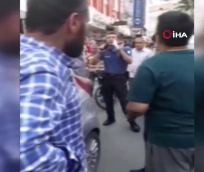 Malatya'da polis hata yapan sürücüye dersini verdi