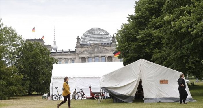 Almanya'da iklim değişikliği protesto edildi