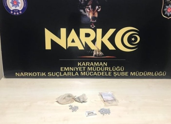 Karaman'da uyuşturucu operasyonu: 4 gözaltı