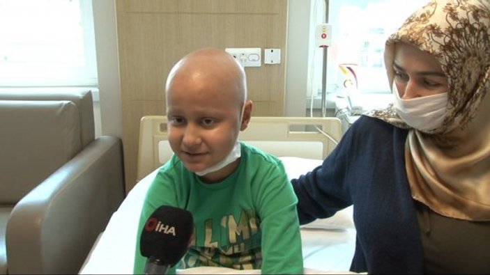 11 yaşındaki lösemi hastası Tumur ilik nakli bekliyor