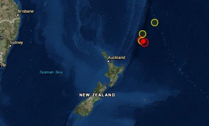 Yeni Zelanda’da deprem