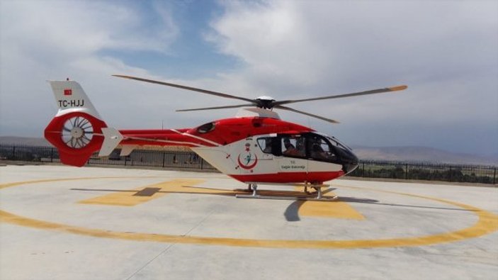 Nurhak Dağı'nda yaralanan öğretmen helikopter ile kurtarı
