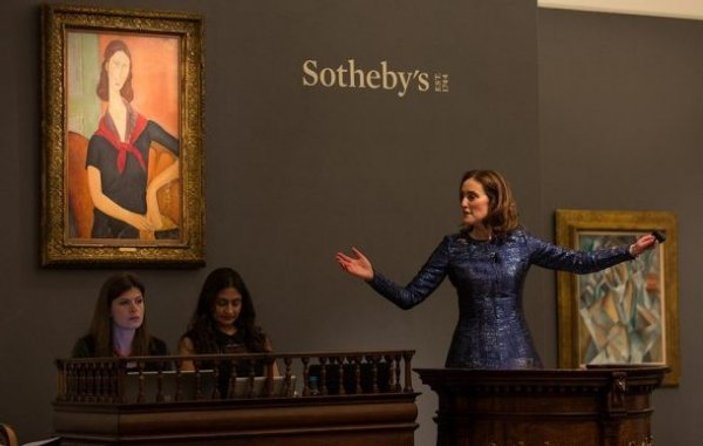 Sotheby's müzayede evine rekor fiyat