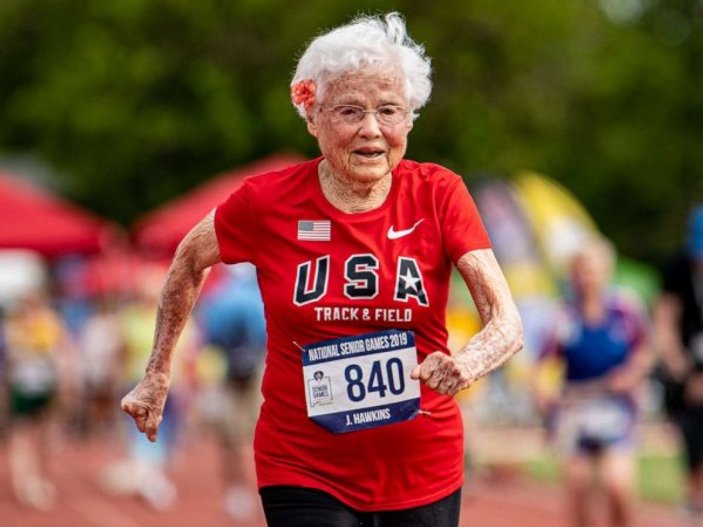 103 yaşındaki ABD'li kadın rekor kırdı
