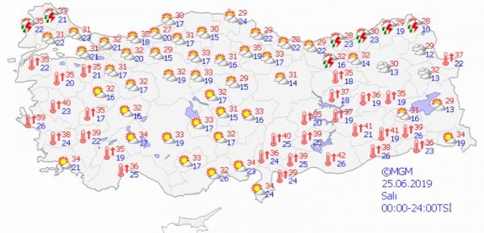 Yurt genelinde sıcaklık daha da yükselecek