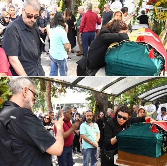 Hamdi Alkan cenaze tabutuna sarılan eşini fotoğrafladı