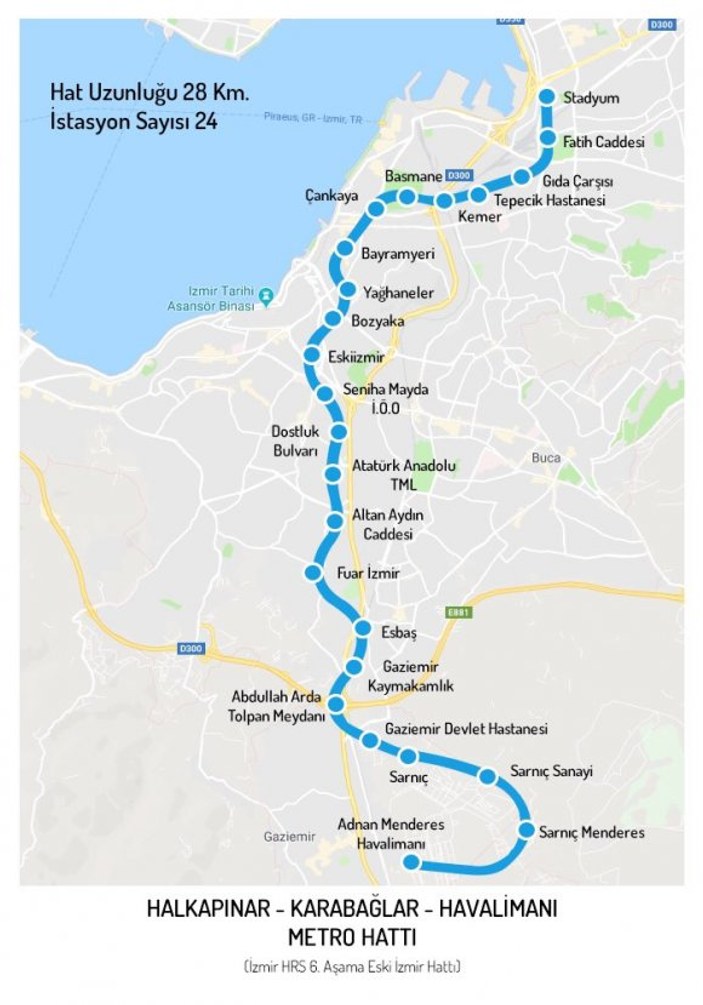 İzmir’e bir metro hattı daha geliyor