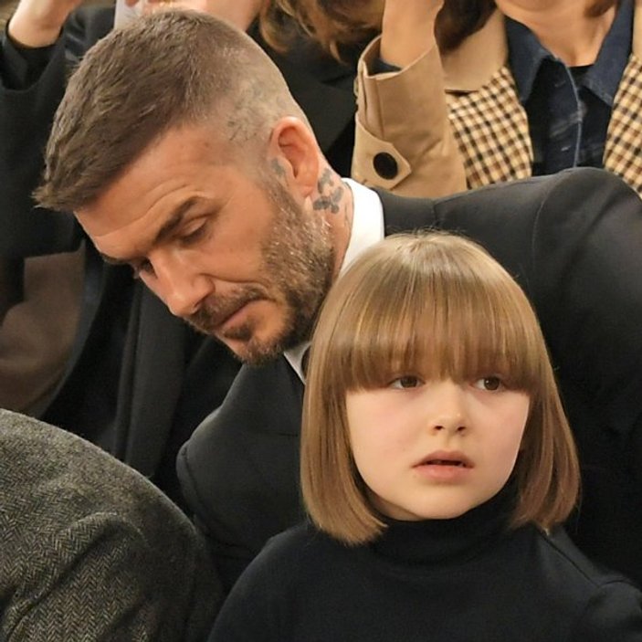David Beckham'ın kızı İngiltere'nin en güçlü isimlerinden