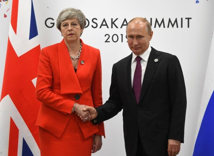 G20'de May Putin'e sert mesajlar verdi