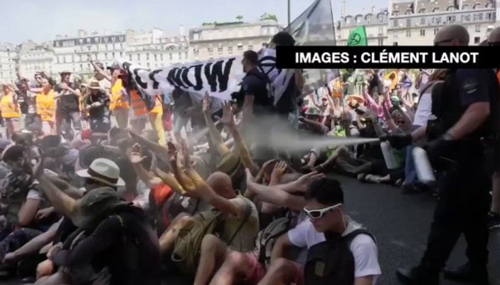 Fransa'da iklim protestosu