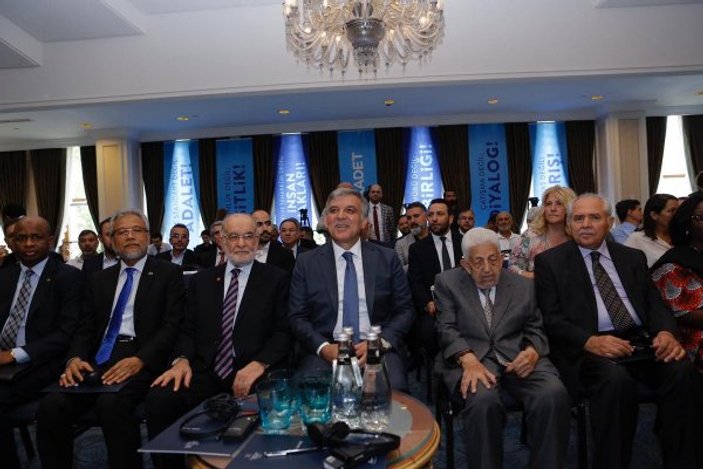 Abdullah Gül, Saadet Partisi'nin etkinliğinde