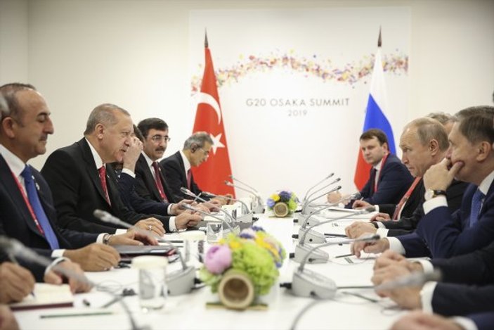 Cumhurbaşkanı Erdoğan ile Putin, G20 zirvesinde buluştu