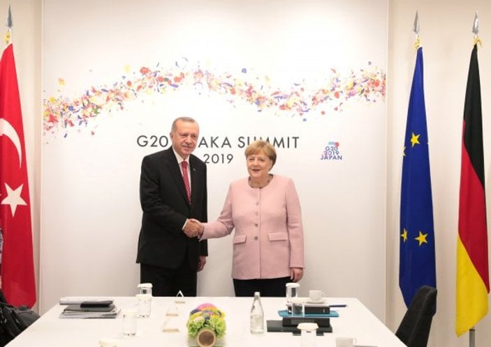 G-20 Zirvesi'nde Erdoğan-Merkel görüşmesi