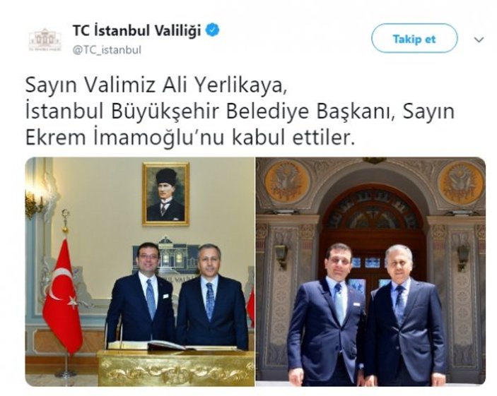 İstanbul Valiliği'nin Atatürk fotoğrafı olay oldu