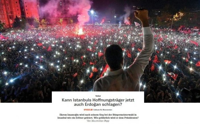 Der Spiegel İmamoğlu'nu Erdoğan'a benzetti