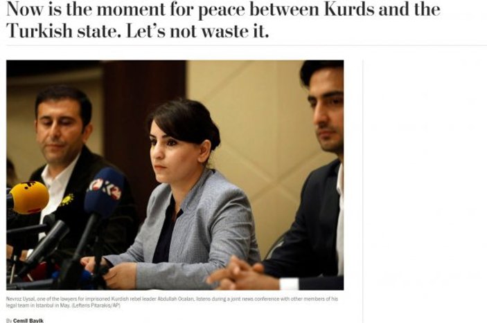 PKK'lı Cemil Bayık Washington Post'a makale yazdı