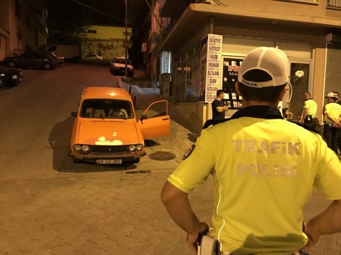 Denizli'de driftçi sürücüye 7 bin lira ceza